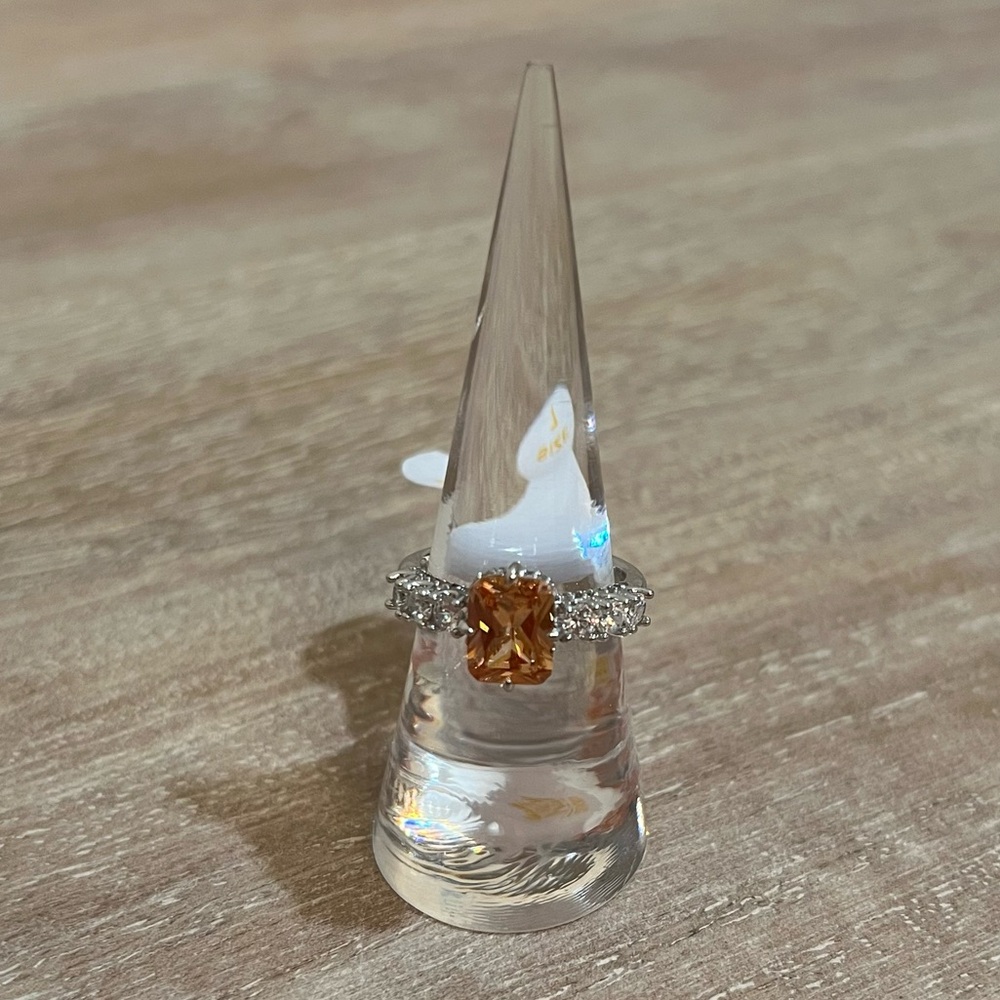 NEW! Smokey Topaz Stone Ring